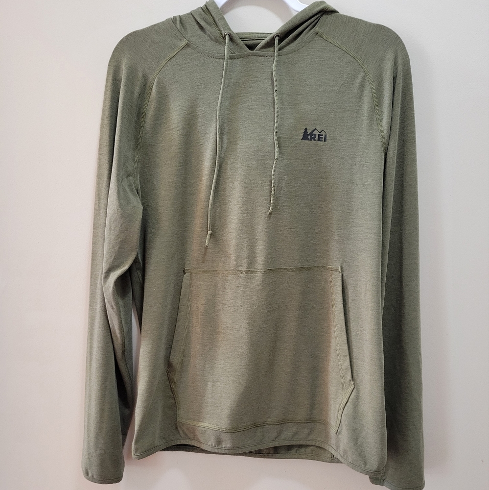 REI Men's Hooded Long Sleeve Shirt Small